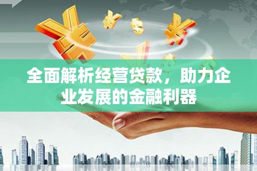 云浮全面解析经营贷款，助力企业发展的金融利器