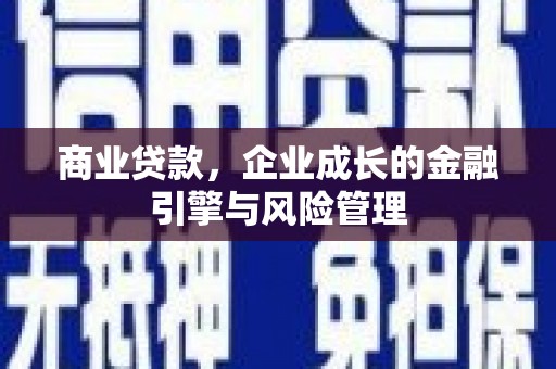 云浮商业贷款，企业成长的金融引擎与风险管理
