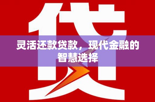 云浮灵活还款贷款，现代金融的智慧选择