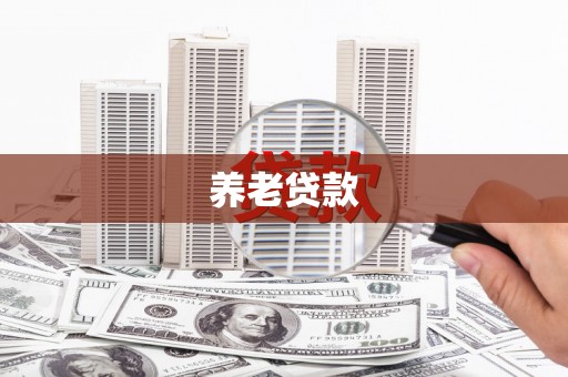 云浮养老贷款