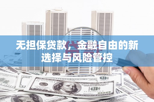 云浮无担保贷款，金融自由的新选择与风险管控