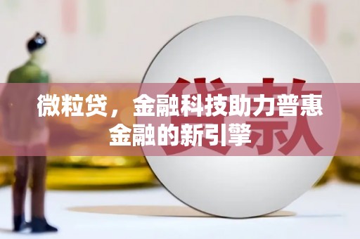 云浮微粒贷，金融科技助力普惠金融的新引擎