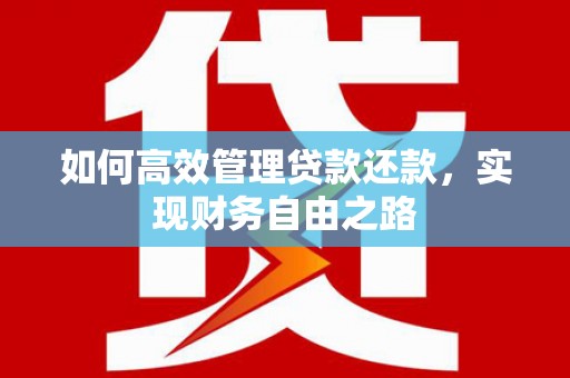 云浮如何高效管理贷款还款，实现财务自由之路