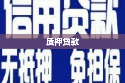 云浮质押贷款