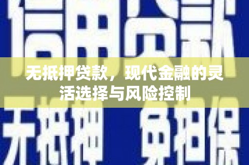 云浮无抵押贷款，现代金融的灵活选择与风险控制