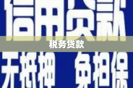 云浮税务贷款