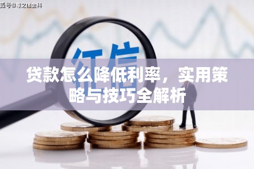 云浮贷款怎么降低利率，实用策略与技巧全解析
