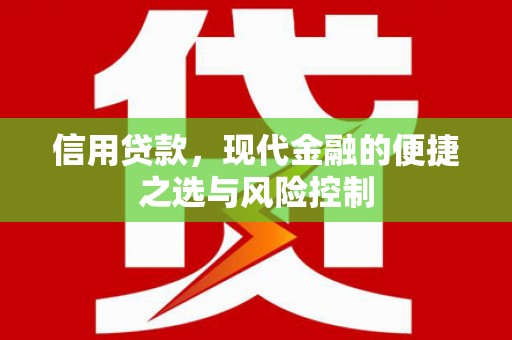 云浮信用贷款，现代金融的便捷之选与风险控制