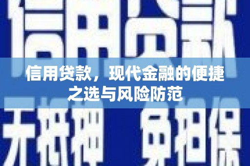 云浮信用贷款，现代金融的便捷之选与风险防范