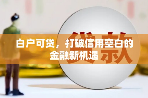 云浮白户可贷，打破信用空白的金融新机遇