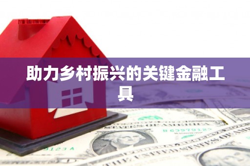 云浮助力乡村振兴的关键金融工具