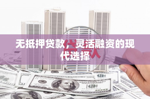 云浮无抵押贷款，灵活融资的现代选择