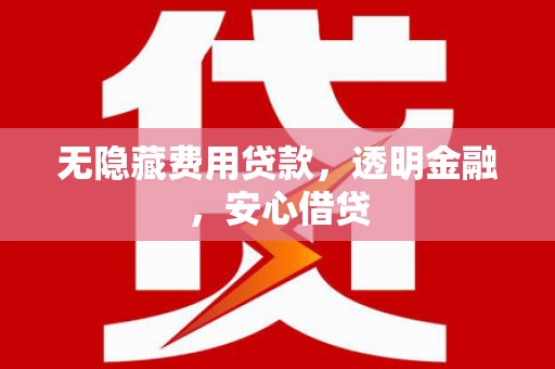 云浮无隐藏费用贷款，透明金融，安心借贷