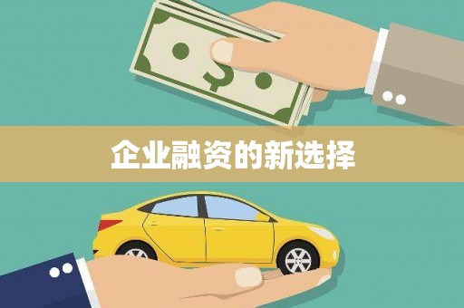 云浮企业融资的新选择