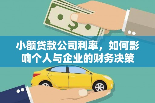 云浮小额贷款公司利率，如何影响个人与企业的财务决策