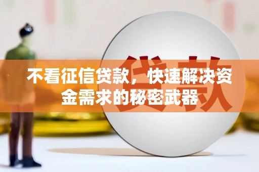 云浮不看征信贷款，快速解决资金需求的秘密武器