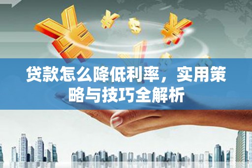 云浮贷款怎么降低利率，实用策略与技巧全解析