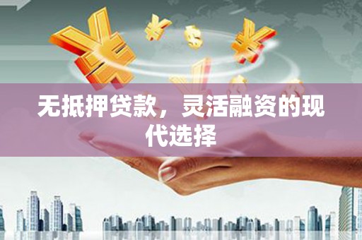 云浮无抵押贷款，灵活融资的现代选择
