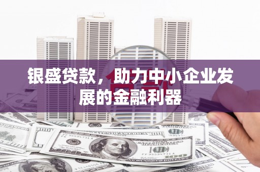 云浮银盛贷款，助力中小企业发展的金融利器