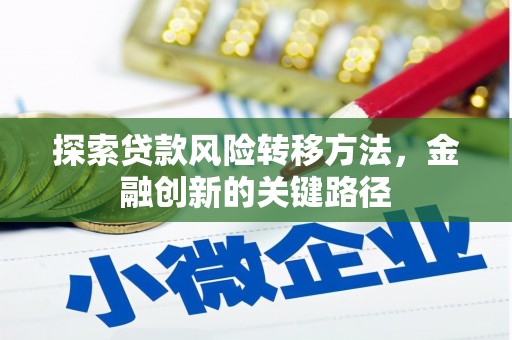 云浮探索贷款风险转移方法，金融创新的关键路径