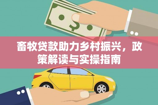 云浮畜牧贷款助力乡村振兴，政策解读与实操指南