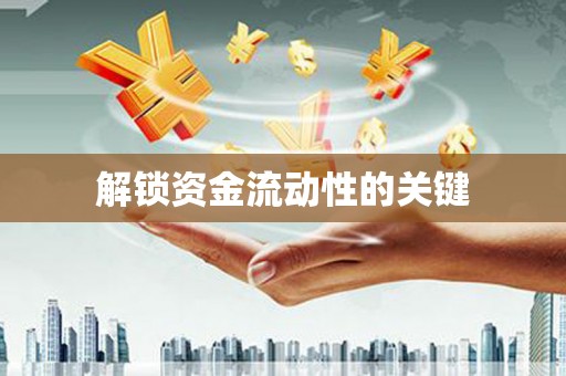 云浮解锁资金流动性的关键