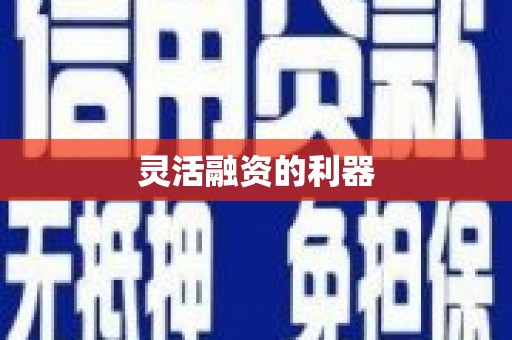 云浮灵活融资的利器