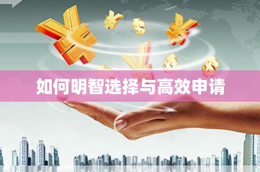 云浮如何明智选择与高效申请
