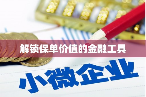 云浮解锁保单价值的金融工具