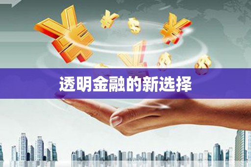 云浮透明金融的新选择